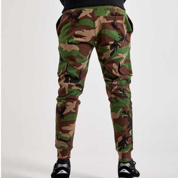 POLO Camo Fleece Joggers Sz XL NWT - Picture 2 of 8